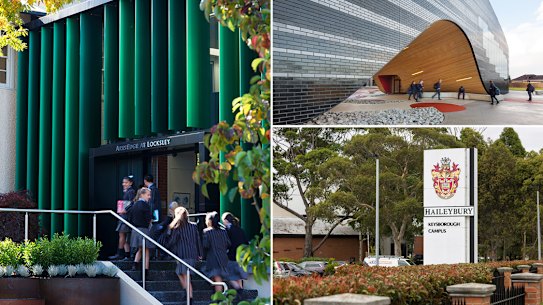 Ivanhoe Grammar, Penleigh and Essendon Grammar and Haileybury.