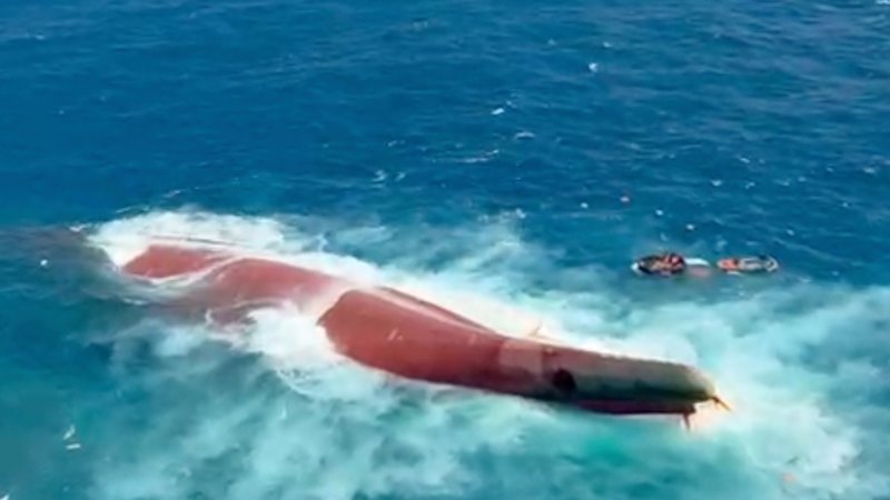Bodies recovered as rescuers search for more than 100 missing from capsized Indonesian ferry