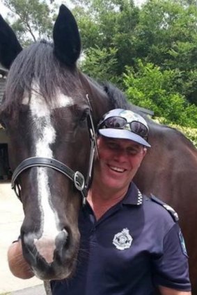 Senior Constable David Masters was hit and killed by a car on the Bruce Highway at Burpengary. 