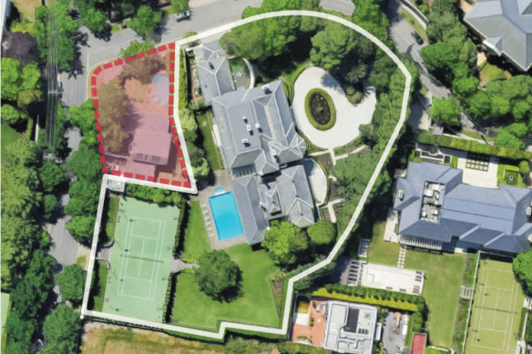 The house next door to the Lew family sold for $11.5 million.