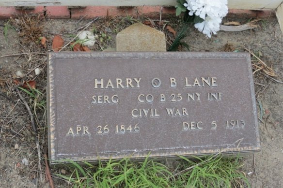 A plaque placed on Harry Blake’s grave by the US government in 1991 (however, he served in the cavalry and not infantry).