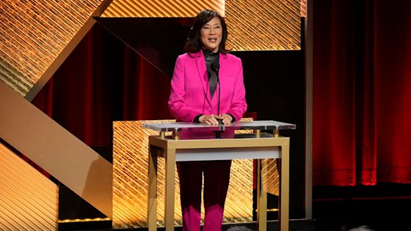 Janet Yang, president of the Academy at the 95th Academy Awards.