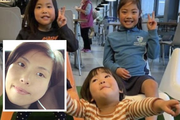 Kaoru Okano and her three young daughters were killed in a house fire in Glen Waverley.