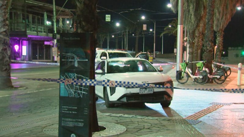 Teen stabbed, mown down in his own car in brutal St Kilda attack
