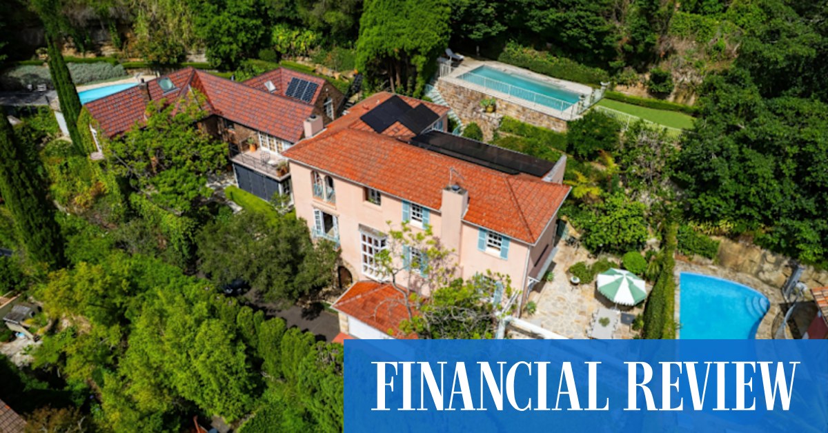 afr.com - Bonnie Campbell - Power couple to sell $20m architectural prize in Sydney's east