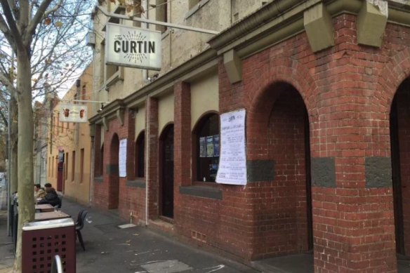 The Curtin, at the city end of Lygon Street.