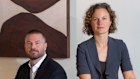 Newly appointed Temple & Webster chief executive Susie Sugden and executive chairman Mark Coulter.