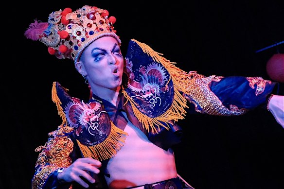 JC the Guy in his Melbourne Fringe Festival show Taiwan Folk.