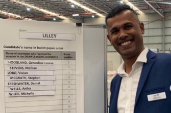 The Australian Electoral Commission has referred LNP candidate for Lilley Vivian Lobo to federal police.