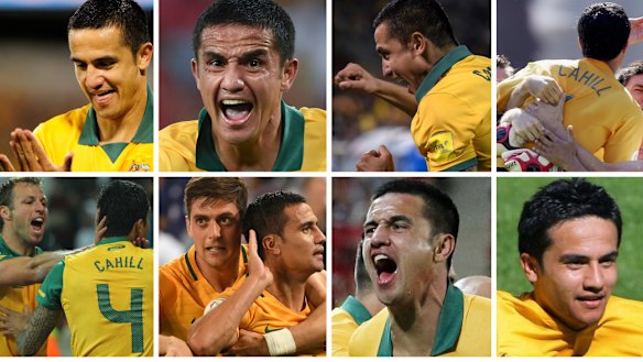 Thanks for the memories: Tim Cahill has been a perennial goal-scorer for Australia since his debut in 2004.