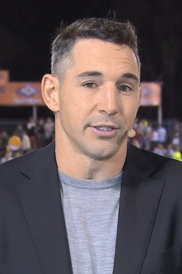 Legendary fullback Billy Slater.