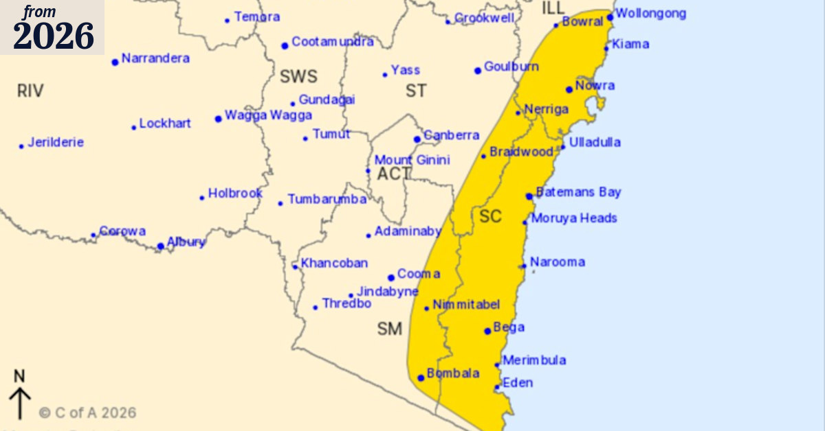 NSW South Coast weather: Rain, floods and damaging winds forecast for ...