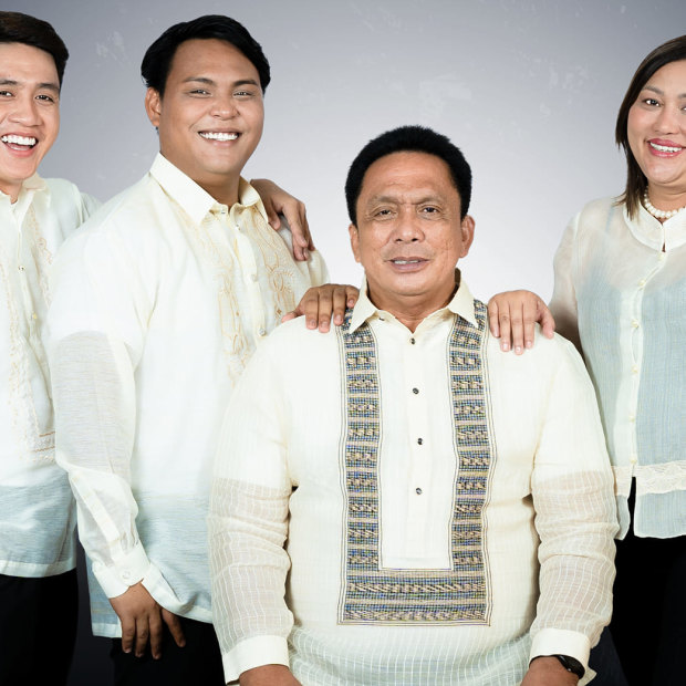 Negros Oriental Governor Roel Degamo, seated with his family, was shot and killed in his own residential compound in Pamplona, Philippines.