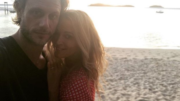 Loved up in paradise? Jackie O posted intimate holiday snaps with her now former husband Lee Henderson on Instagram back in July.