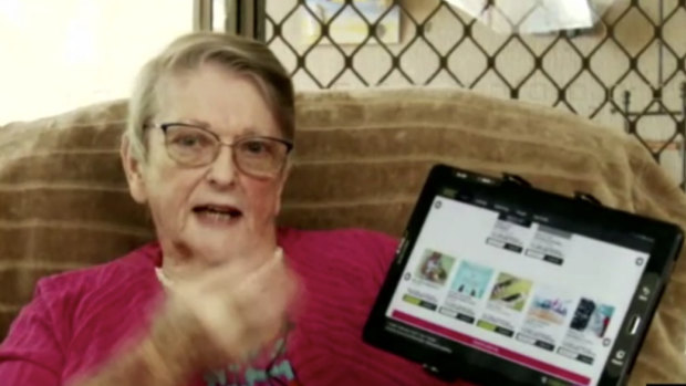 Barbara Ramsay says a virtual seniors centre has given her reason to get up in the morning. 