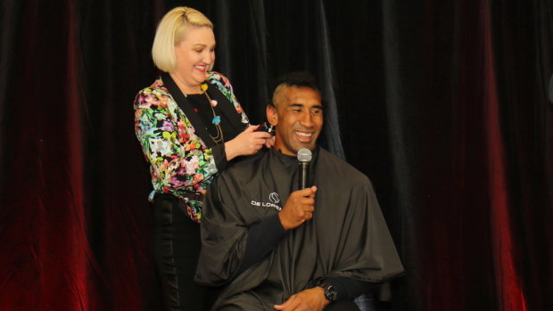 Raiders prop Sia Soliola's haircut raises $50,000 for charity.
