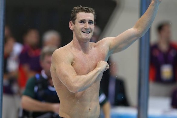 South Africa's Cameron van der Burgh.