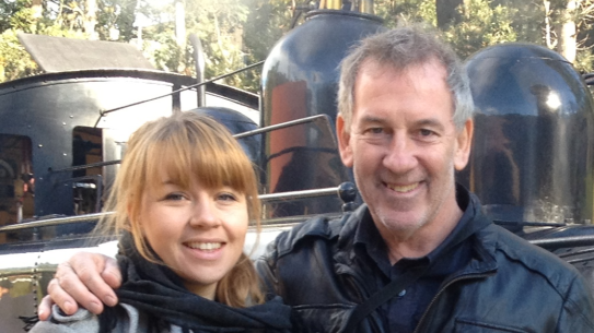 Alexandra Prendergast with her late father Bernard.