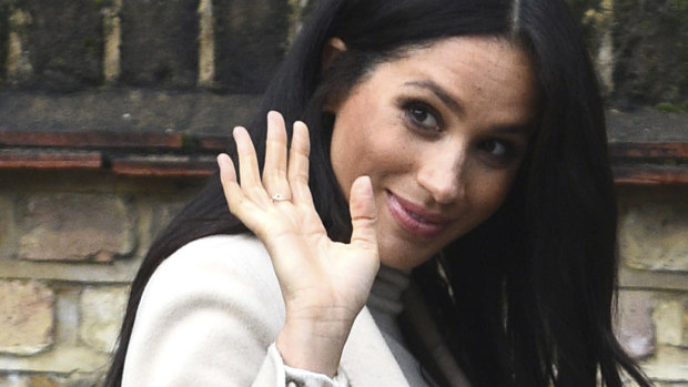 Keeping mum: Meghan, The Duchess of Sussex, doing things her way.