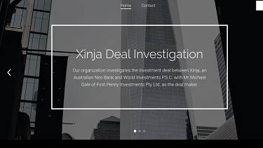 An anonymous website is offering cash rewards of up to $1 million for information about the $433 million Xinja deal that never materialised.