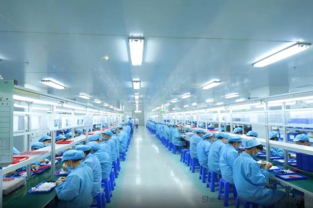 The Alibarbar factory in Shenzhen. 