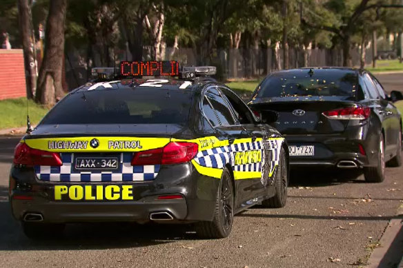 200 police have begun patrolling main and back roads in and out of metropolitan Melbourne