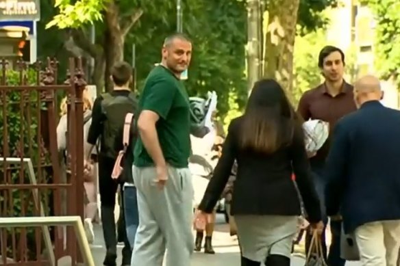 William Wilson (left) outside court in 2020.