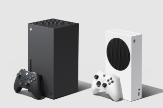 The Xbox Series S, right, plays the same games as the more expensive Xbox Series X.