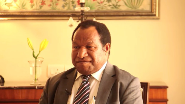 William Duma, PNG petroleum minister.
