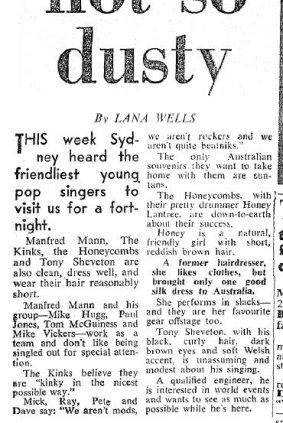 Honeycombs in Sydney - Sydney Morning Herald, January 31, 1965..
