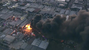 Campbellfield Factory Fire Is Still Falling Left A Permanent
