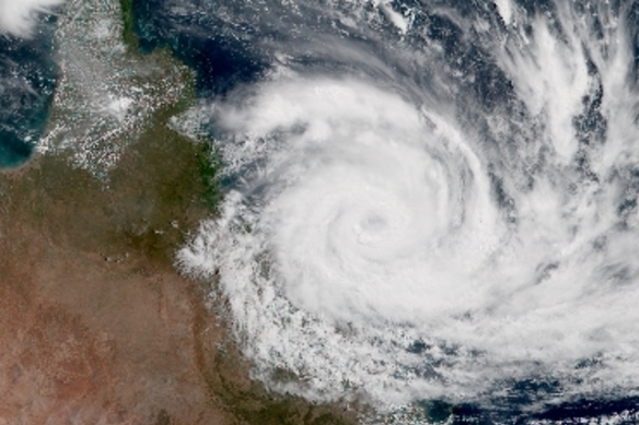 Cyclone Debbie, first tracked south-east of PNG, picks up strength as it heads for Queensland.