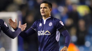 Cameo: Tim Cahill got a quarter of an hour for Millwall overnight. 