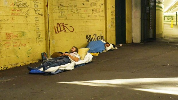 Census data from 2016 indicated about 2600 people are sleeping rough in NSW.