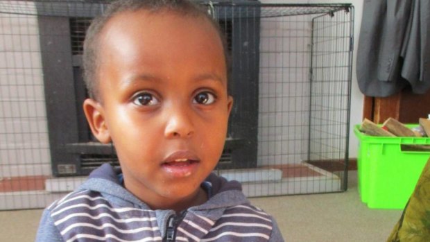 Three-year-old Mucad Ibrahim is missing after the Christchurch shooting.