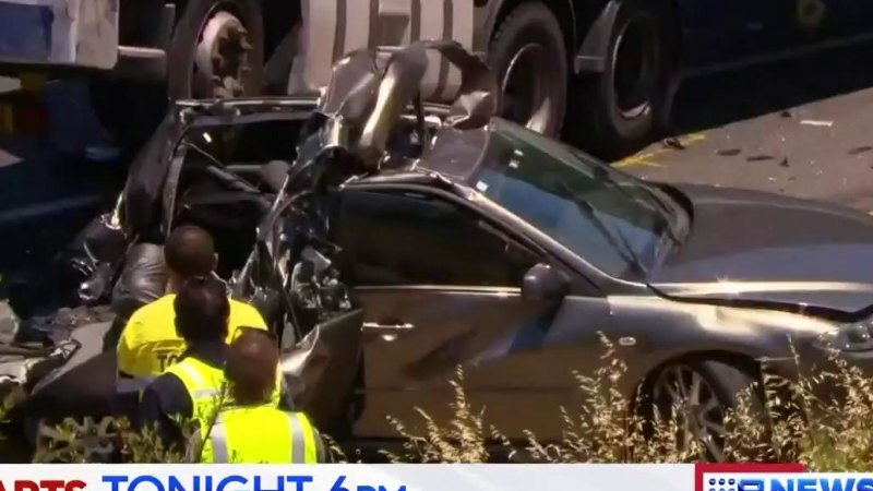 M5 Crash Nsw Police Seize Mobile Phone From Truck After Horrific