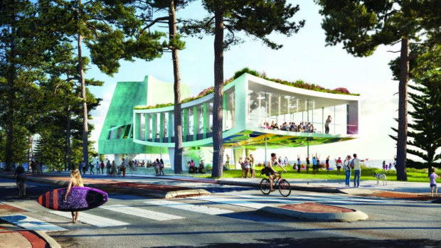 The design concepts have been labelled "brave" by Cottesloe's acting Mayor. 