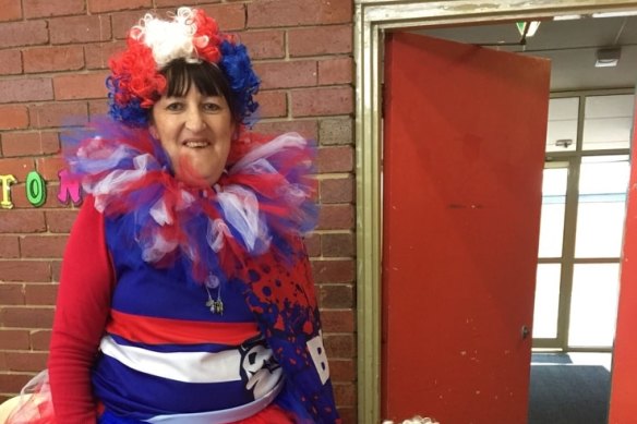 Western Bulldogs super fan Sharon Cutajar has already paid about $500 for a trip to watch her team in Adelaide in April.