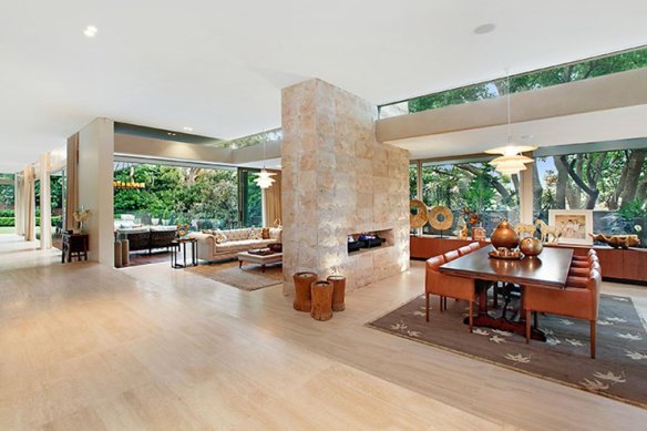The Vaucluse house is set on 977 square metres with five bedrooms, a swimming pool and an internal lift.