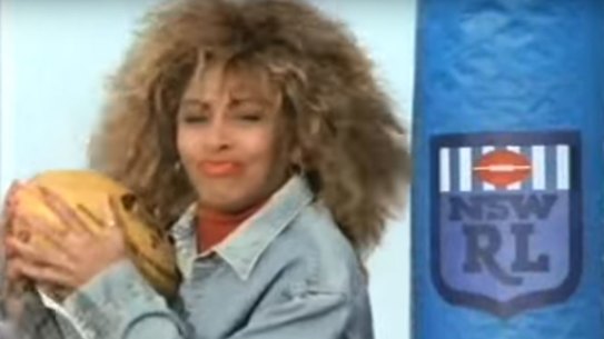 In 1989, Tina Turner knew how to make rugby league sexy. 