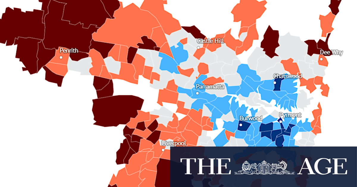 Inequality map reveals surprising dividing lines of Sydney's 'spatial' wealth - Vimarsana News