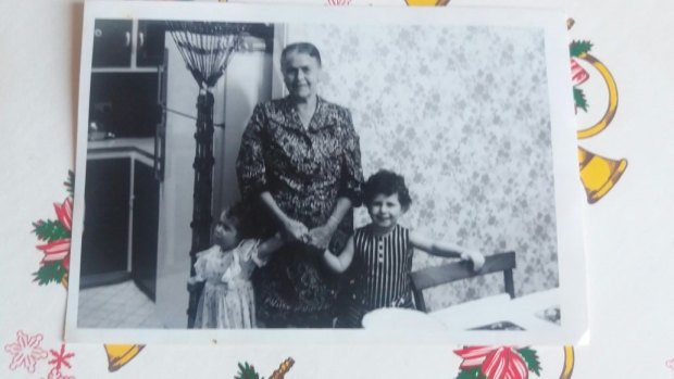 Berejiklian family photos. The Premier is on the left. 