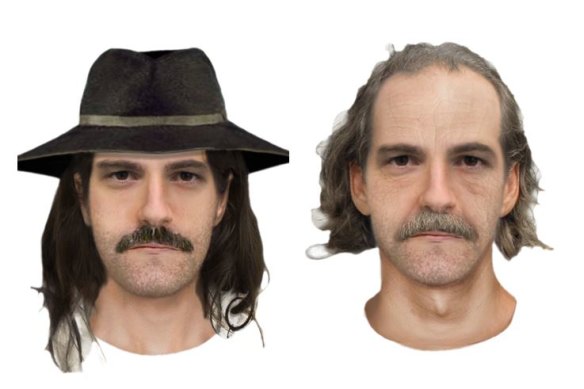 At the time of the murder, police released a digital composite image of a man they wished to speak to in relation to the incident. This image has been forensically updated and aged to show what this man might look like in 2020.