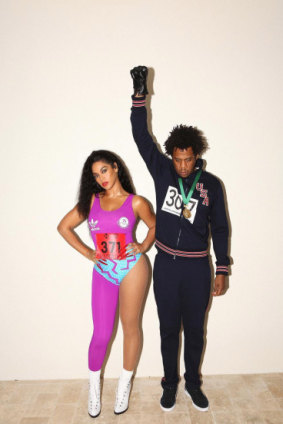 Beyonce and Jay-Z dress up for Halloween.