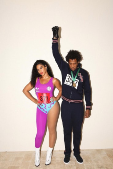 Beyonce and Jay-Z dress up for Halloween.