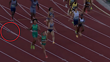 The baton is fumbled.