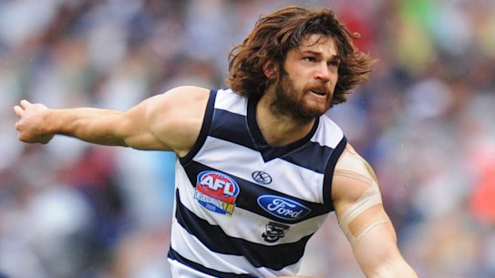 Rooke in action for the Cats in the 2009 decider against the Saints.