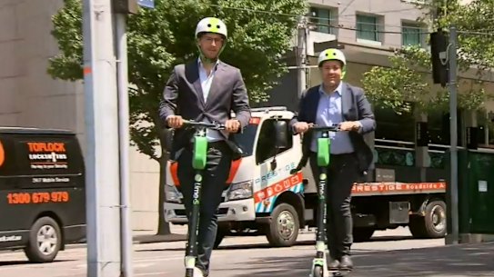 Lime scooters have operated in Brisbane since November.