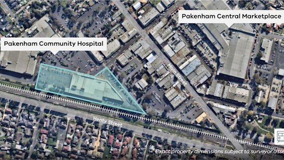 The then-Andrews government announced the old Woolworths building as the site for the hospital in 2021. 