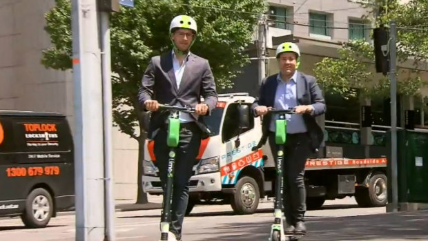 Lime scooters have operated in Brisbane since November.